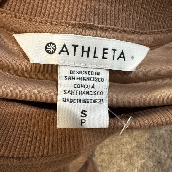 Athleta Retroplush Velvet Crewneck Sweatshirt NEW Size Smalll - Picture 6 of 16